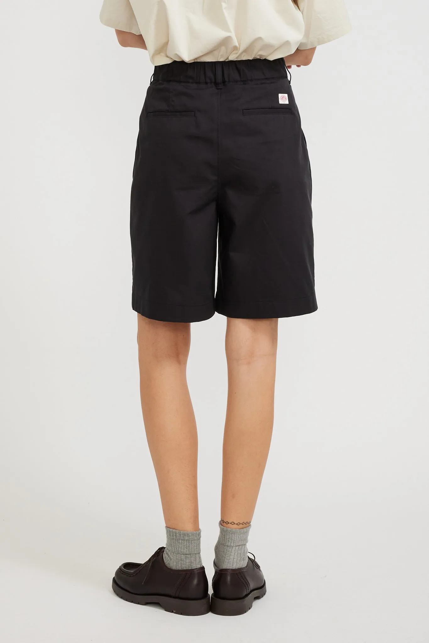 2 Tuck Shorts Black