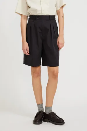 2 Tuck Shorts Black