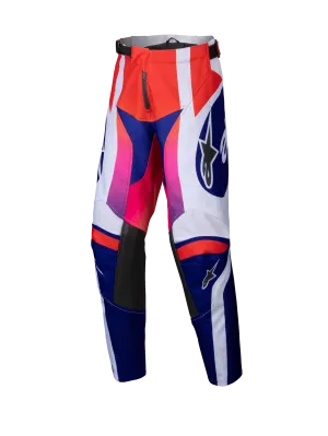 2025 Alpinestars Youth Racer Wurx Pants Multicolor White