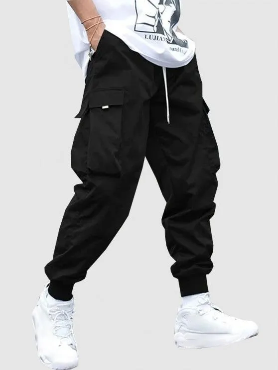 3 Pieces Sweater Cargo Pants Set