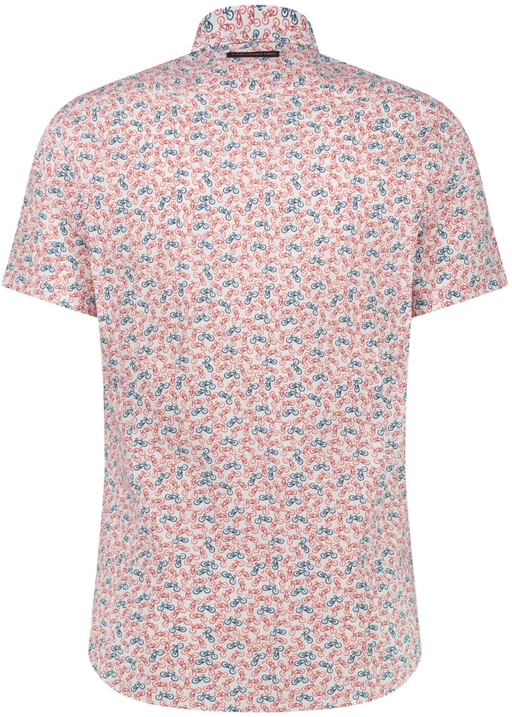 A Fish Named Fred Beachbike Short Sleeve Shirt Coral