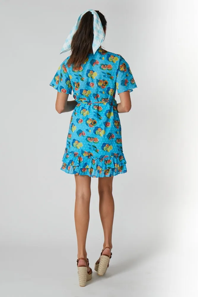 Abby Ruffle Wrap Dress