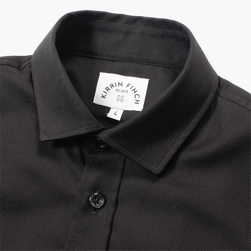 Addams Black Easy-Care Dress Shirt