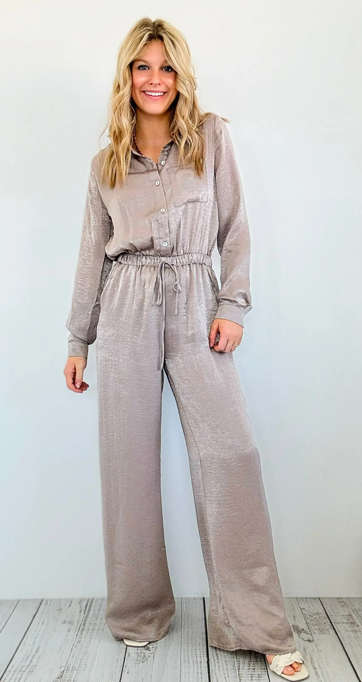 Allure Satin Jumpsuit