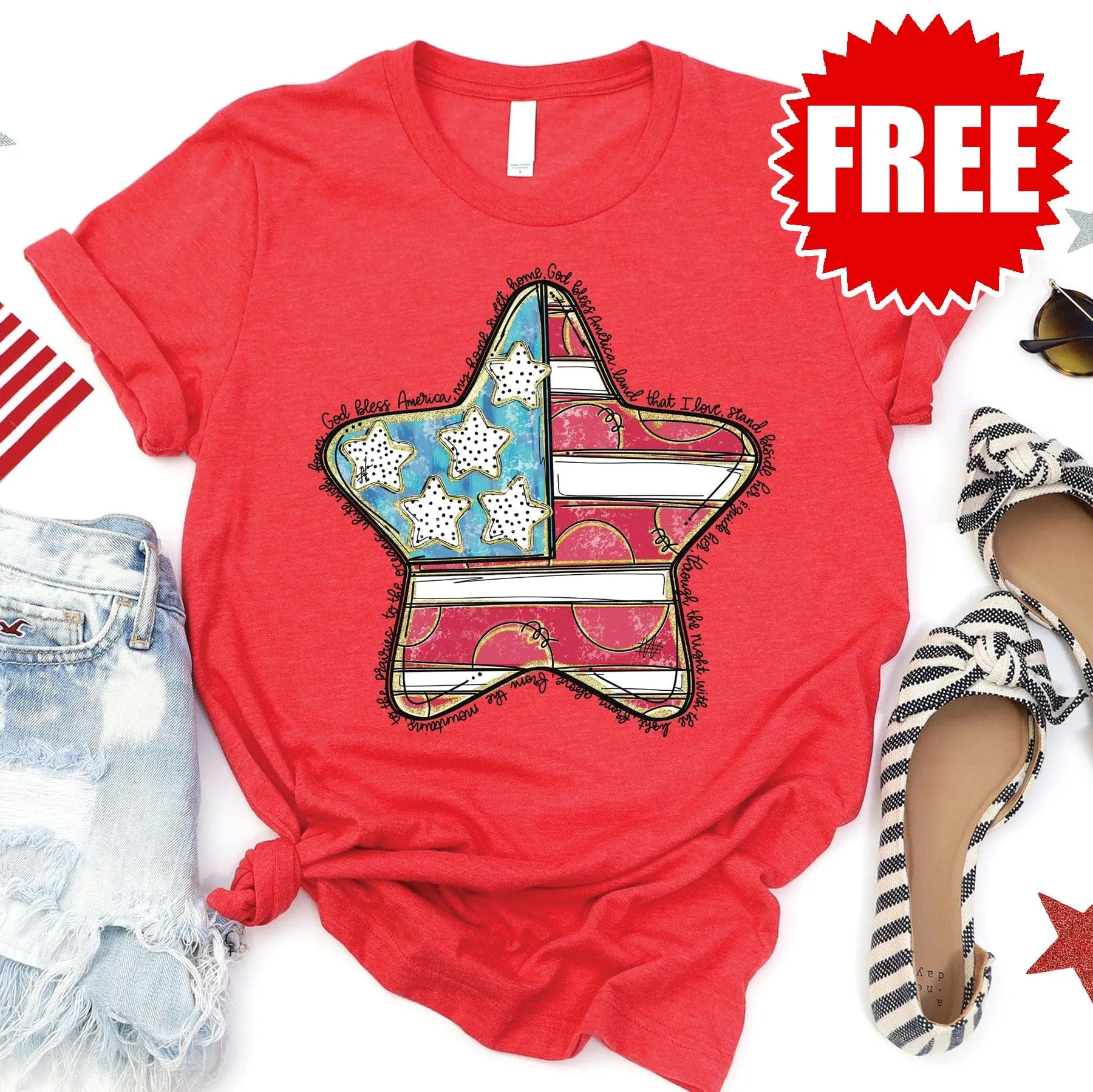 America Star Tee - 0