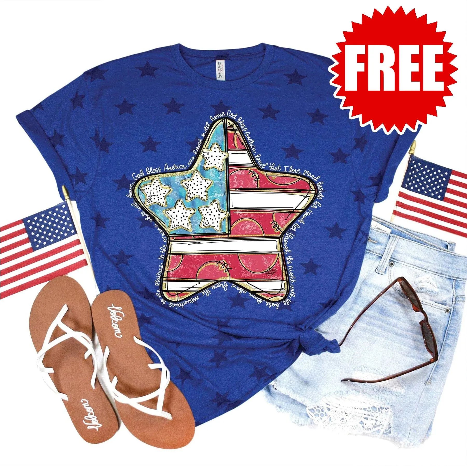 America Star Tee - 0