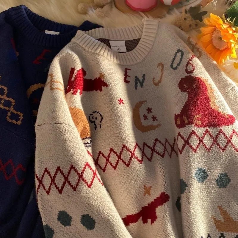 Amy Fashion - Christmas Knitted Kawaii Clothes Sweater