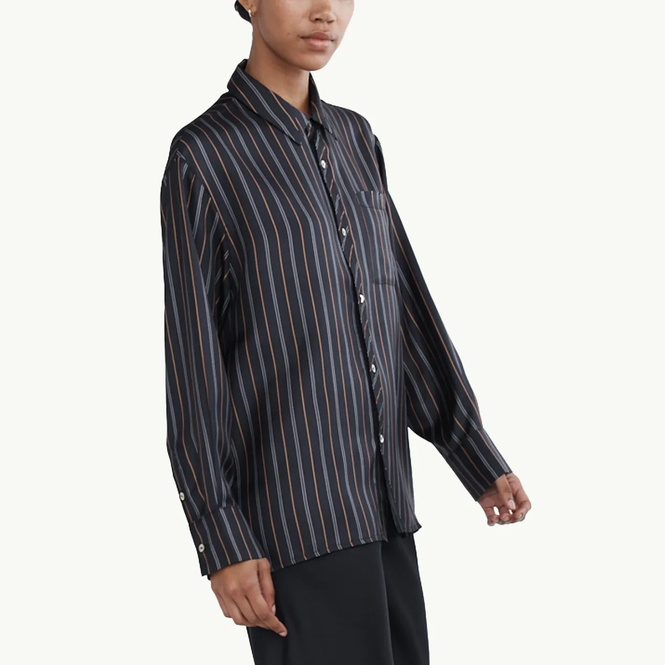 Aurora Shirt - Black Stripe