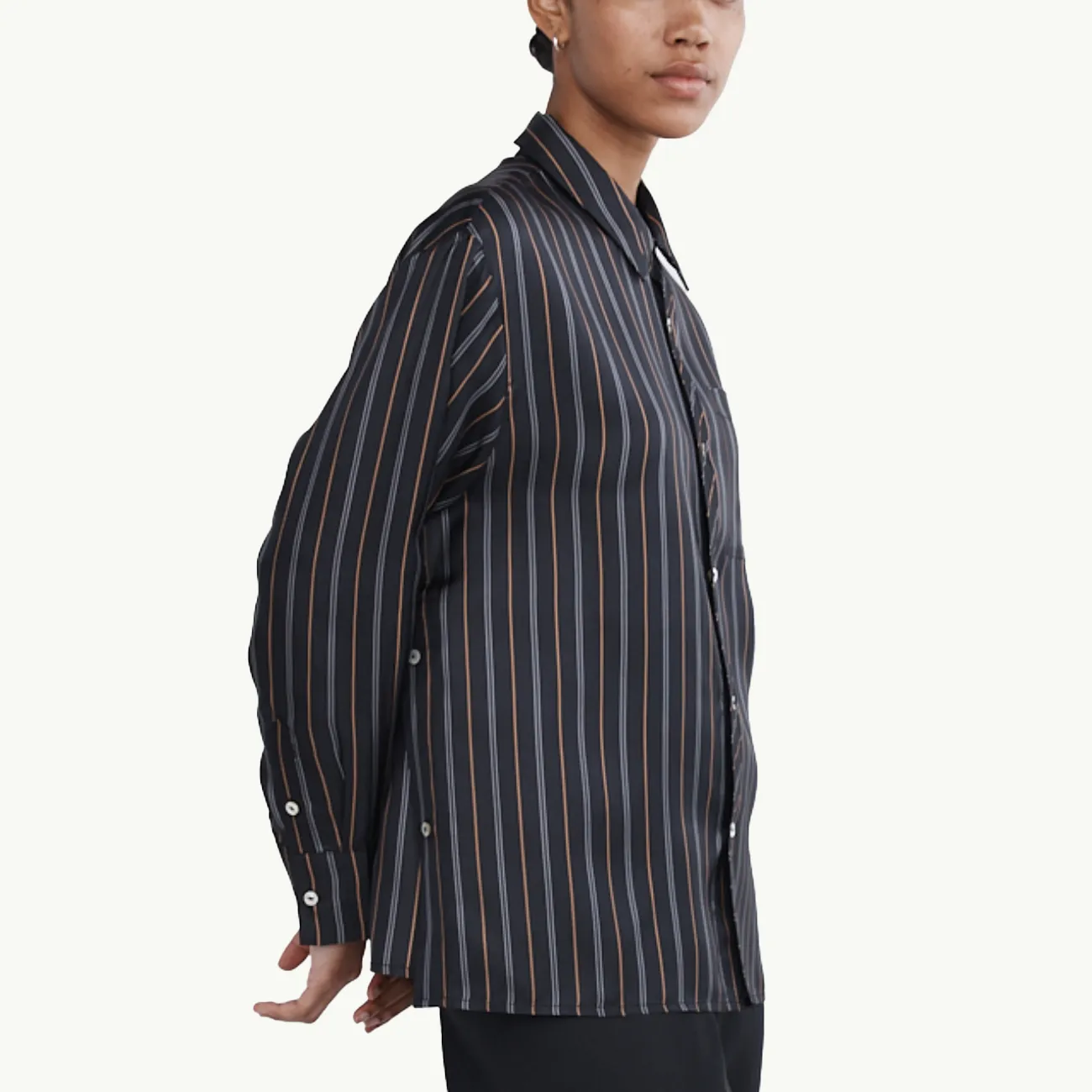 Aurora Shirt - Black Stripe