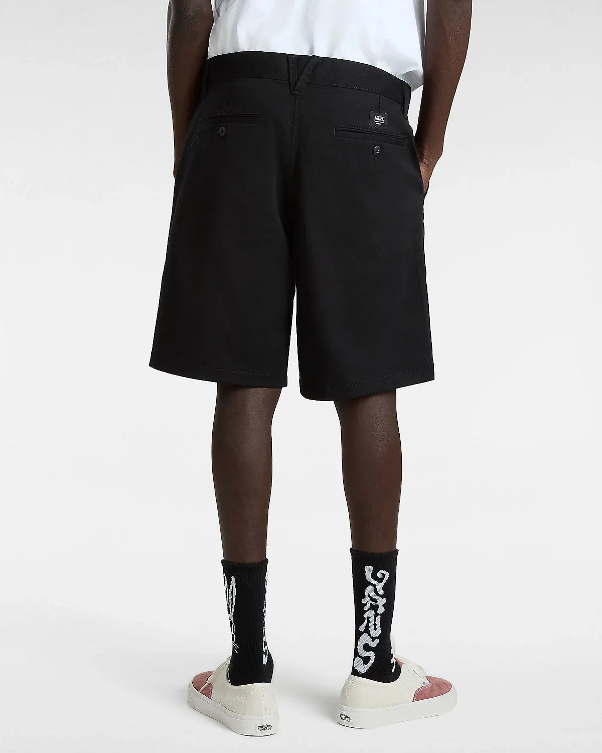 Authentic Chino Relaxed Walkshorts in Black