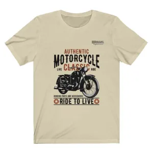 Authentic Motorcycle - Ride to Live T-shirt