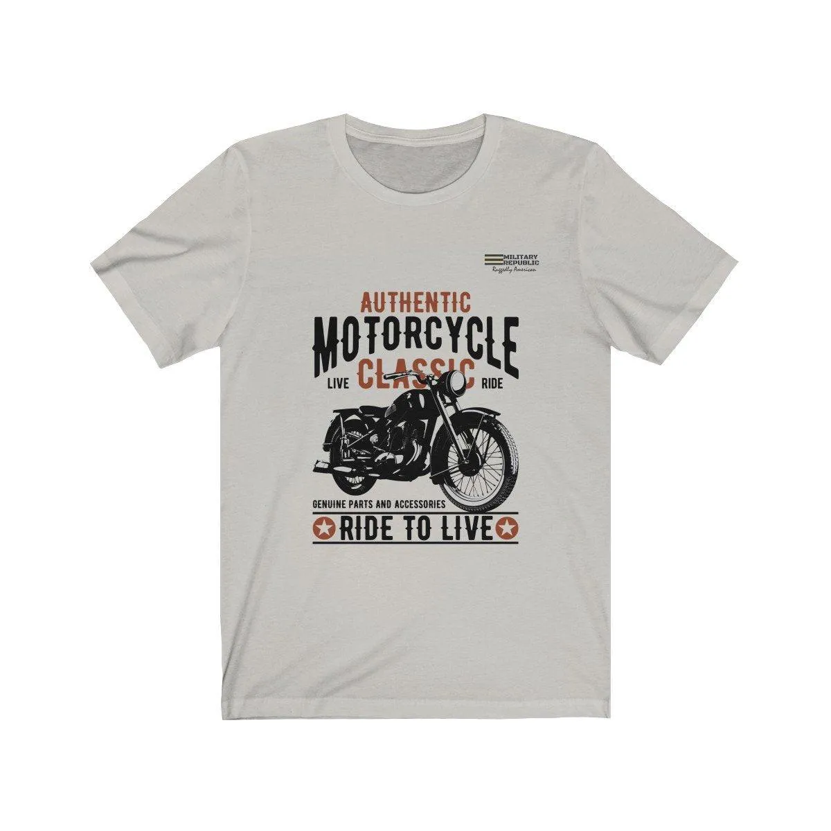 Authentic Motorcycle - Ride to Live T-shirt