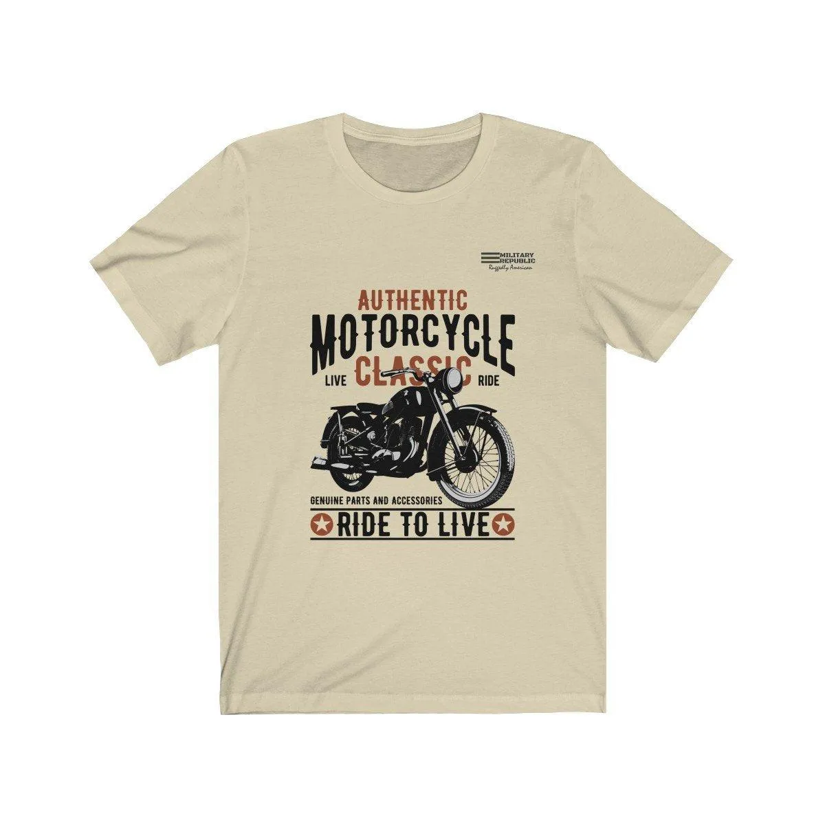 Authentic Motorcycle - Ride to Live T-shirt