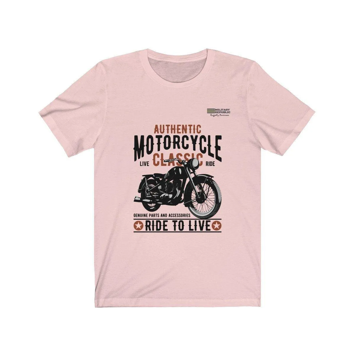 Authentic Motorcycle - Ride to Live T-shirt