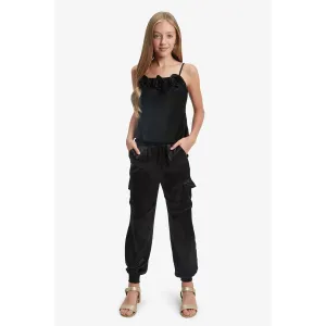 Bardot Junior - Girls Cora Cargo Pant In Black