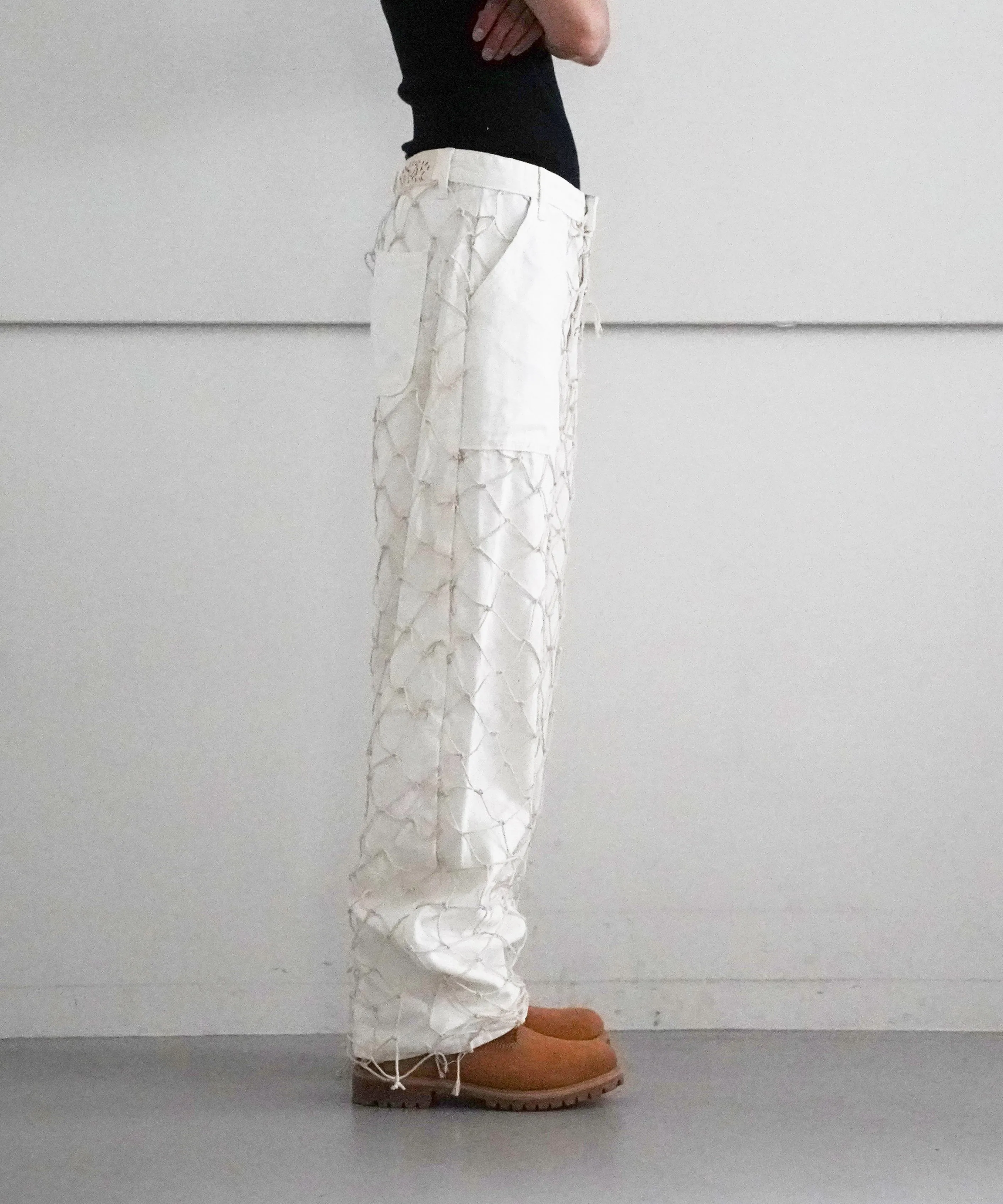 Basketcase SAIL CARGO PANTS "CREAM"