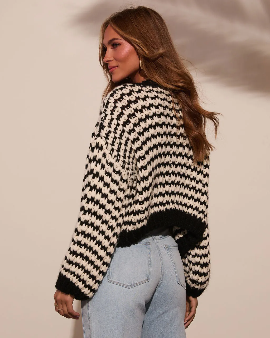 Berklen Striped Knit Cardigan