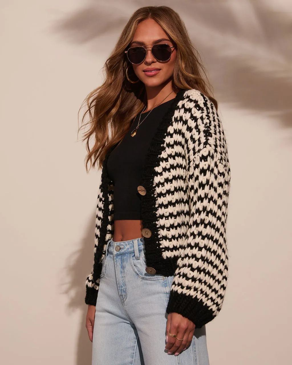 Berklen Striped Knit Cardigan