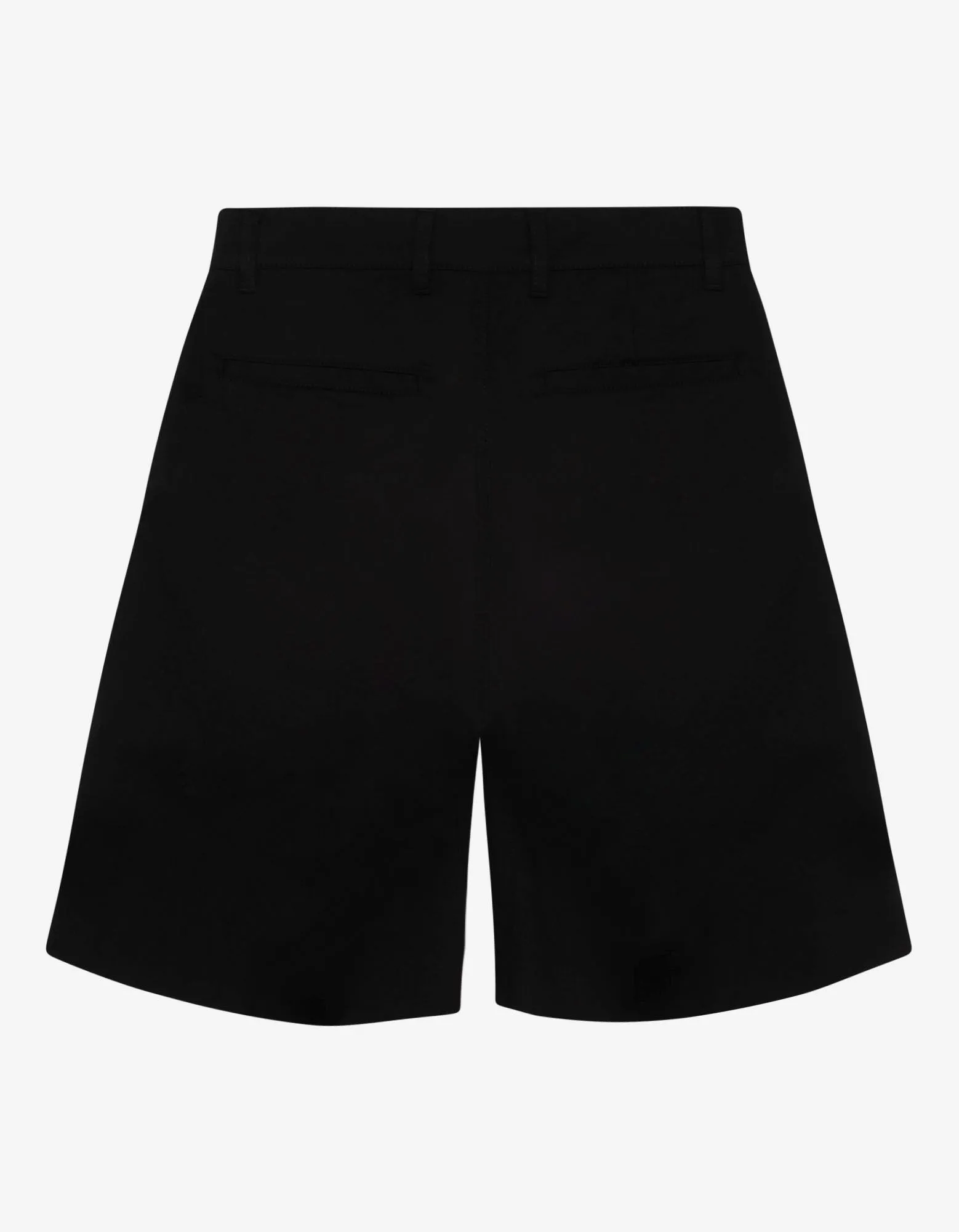 Black Side Logo Chino Shorts