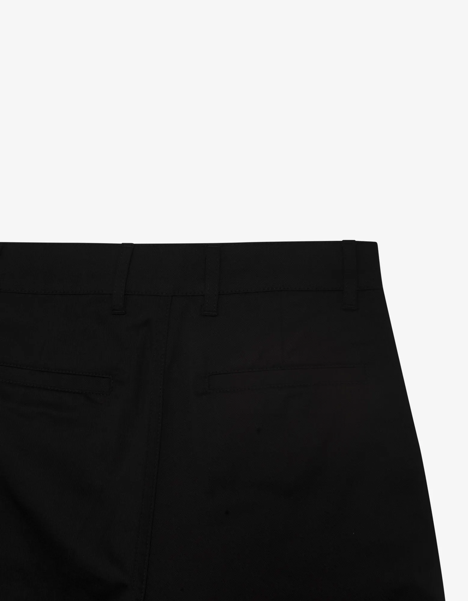 Black Side Logo Chino Shorts