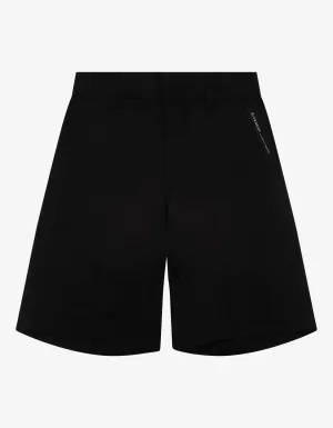 Black Side Logo Chino Shorts