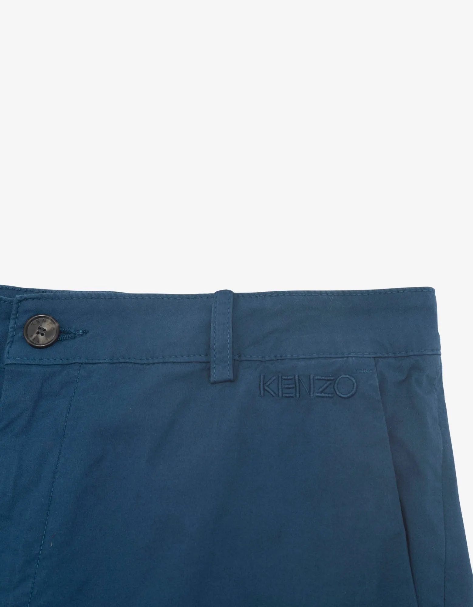 Blue Logo Chino Shorts