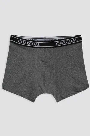 BOXER SHORT KNITTED GREY MELANGE