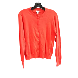 Cardigan By J. Crew In Orange, Size: M