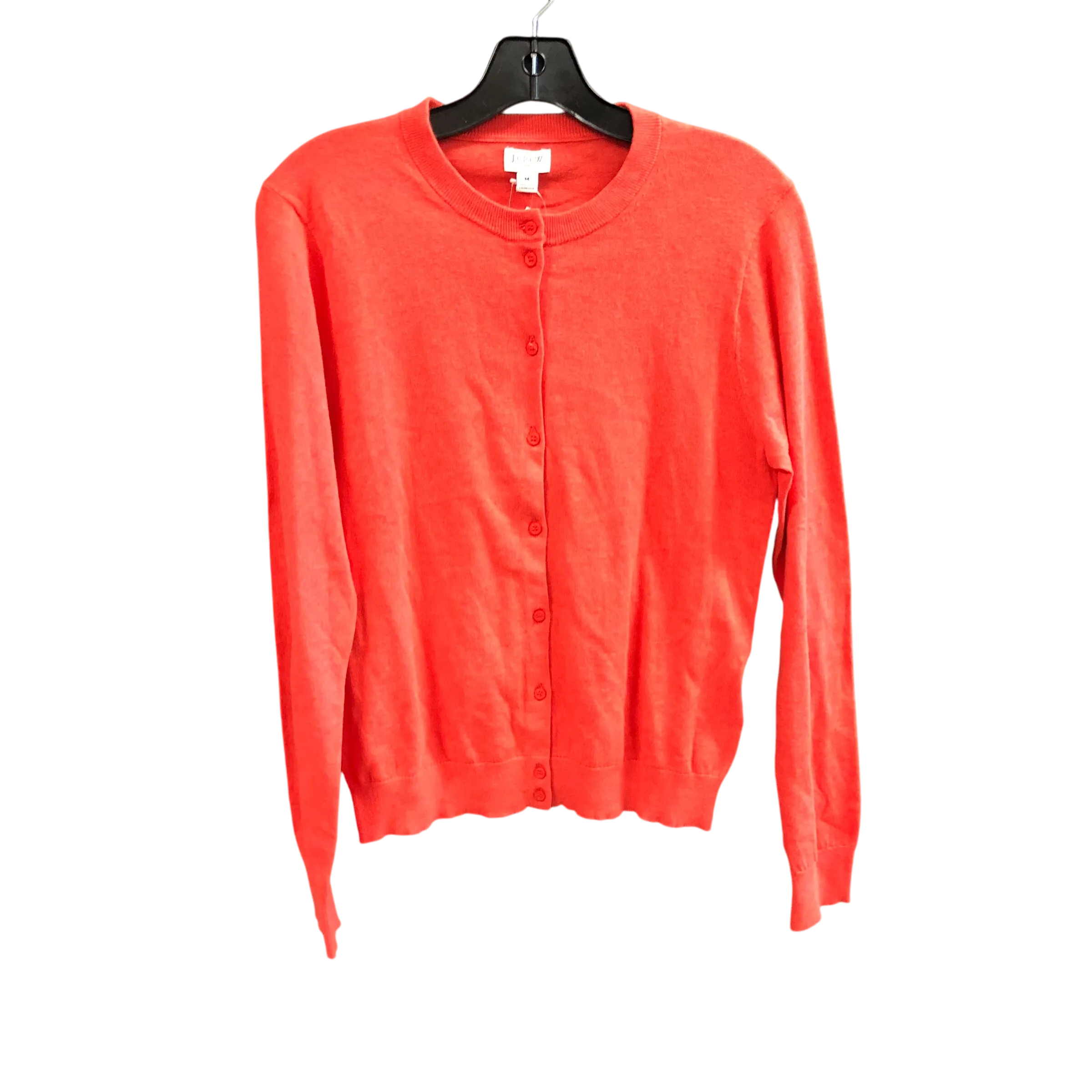 Cardigan By J. Crew In Orange, Size: M