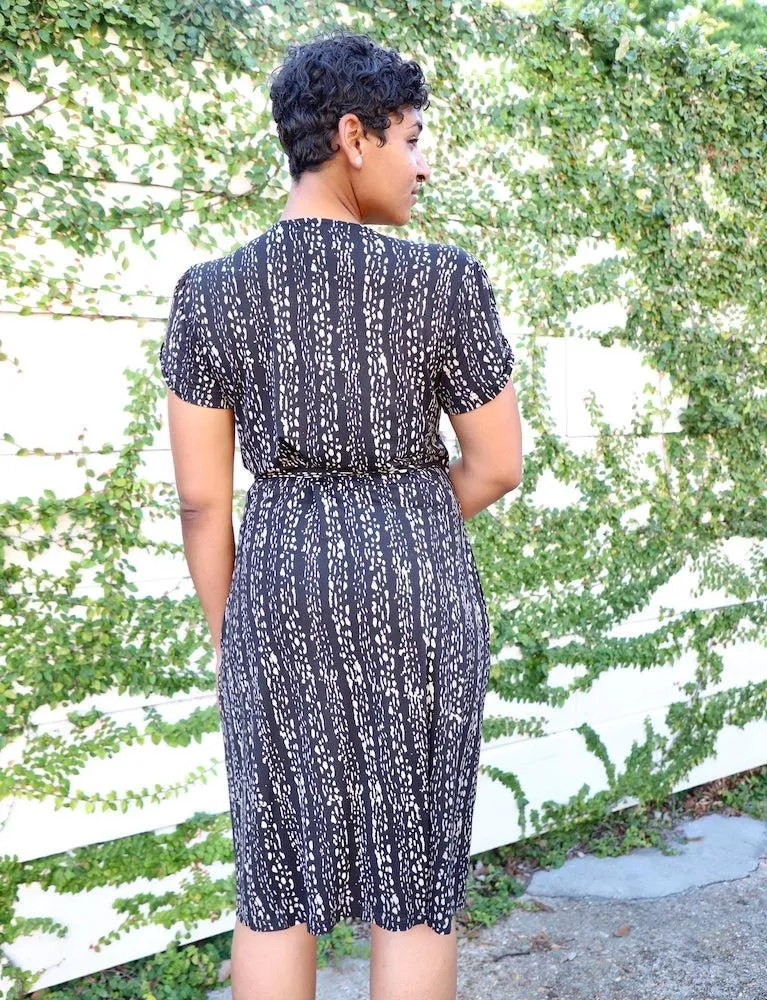 Cheyenne Organic Wrap Dress