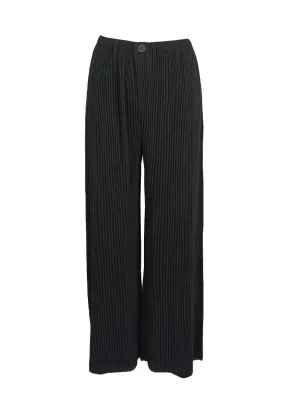 D230024 Wide Leg Pleated Pants *Black *Backorder