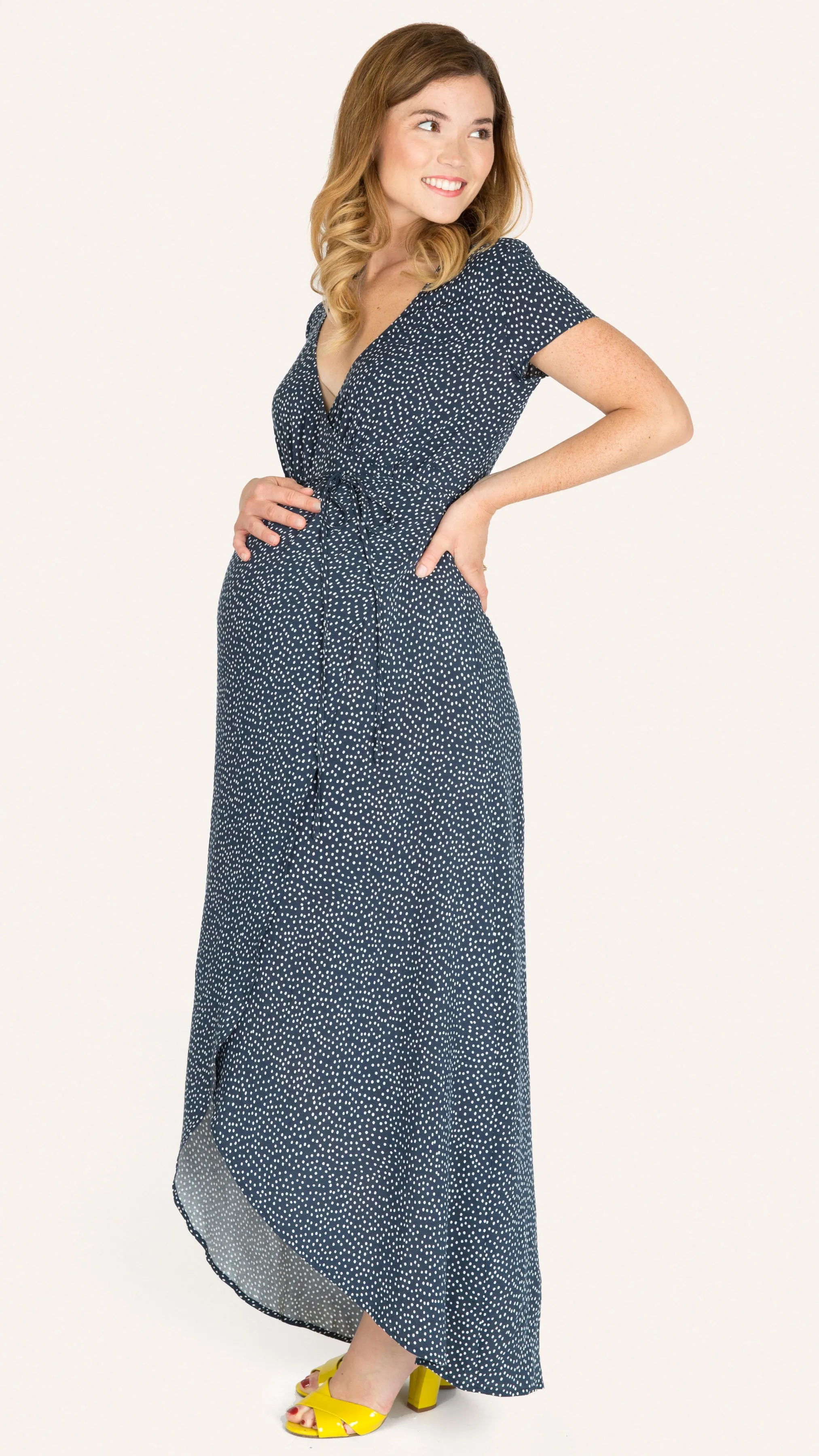 Delilah Wrap Maxi Dress