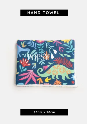 Dinosaur Print Hand Towel