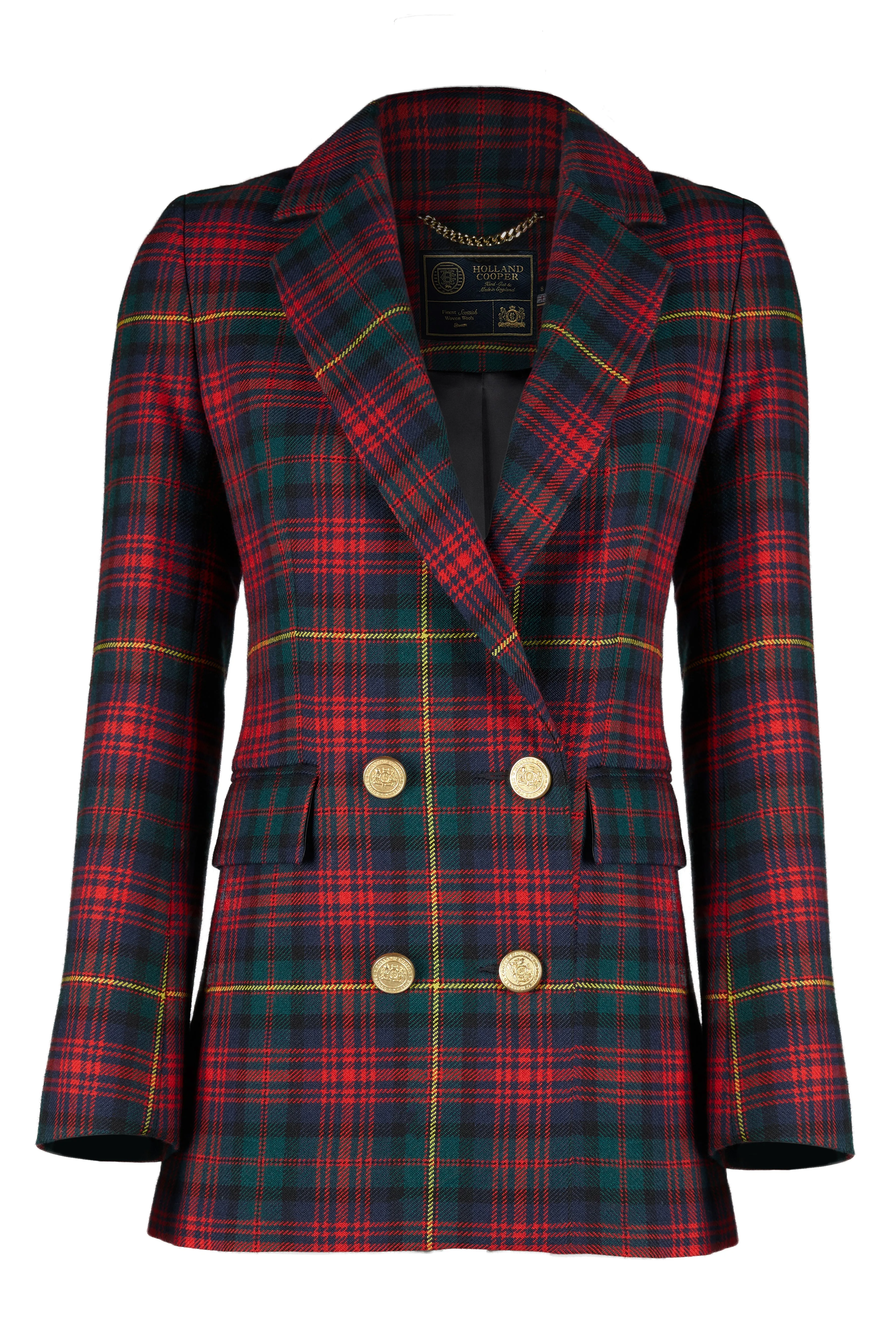 Double Breasted Blazer (Logan Tartan)