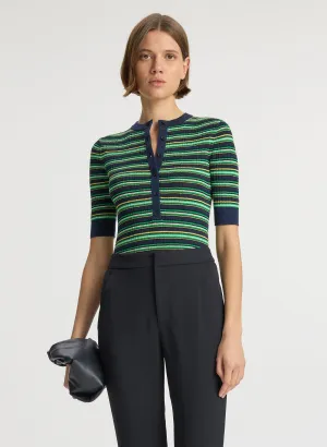 Fisher Fine Cotton Knit Top