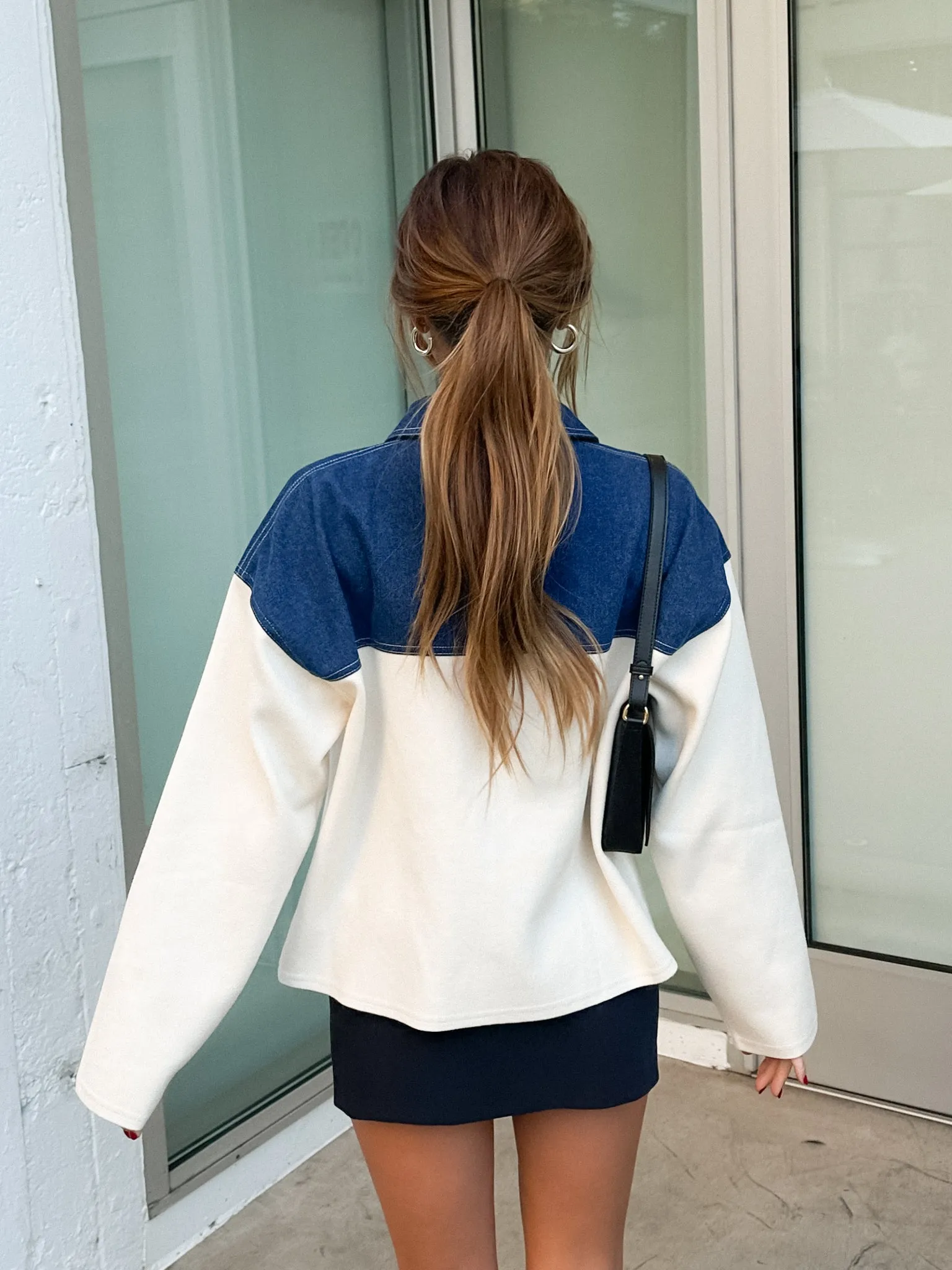 Going West Denim Knit Jacket