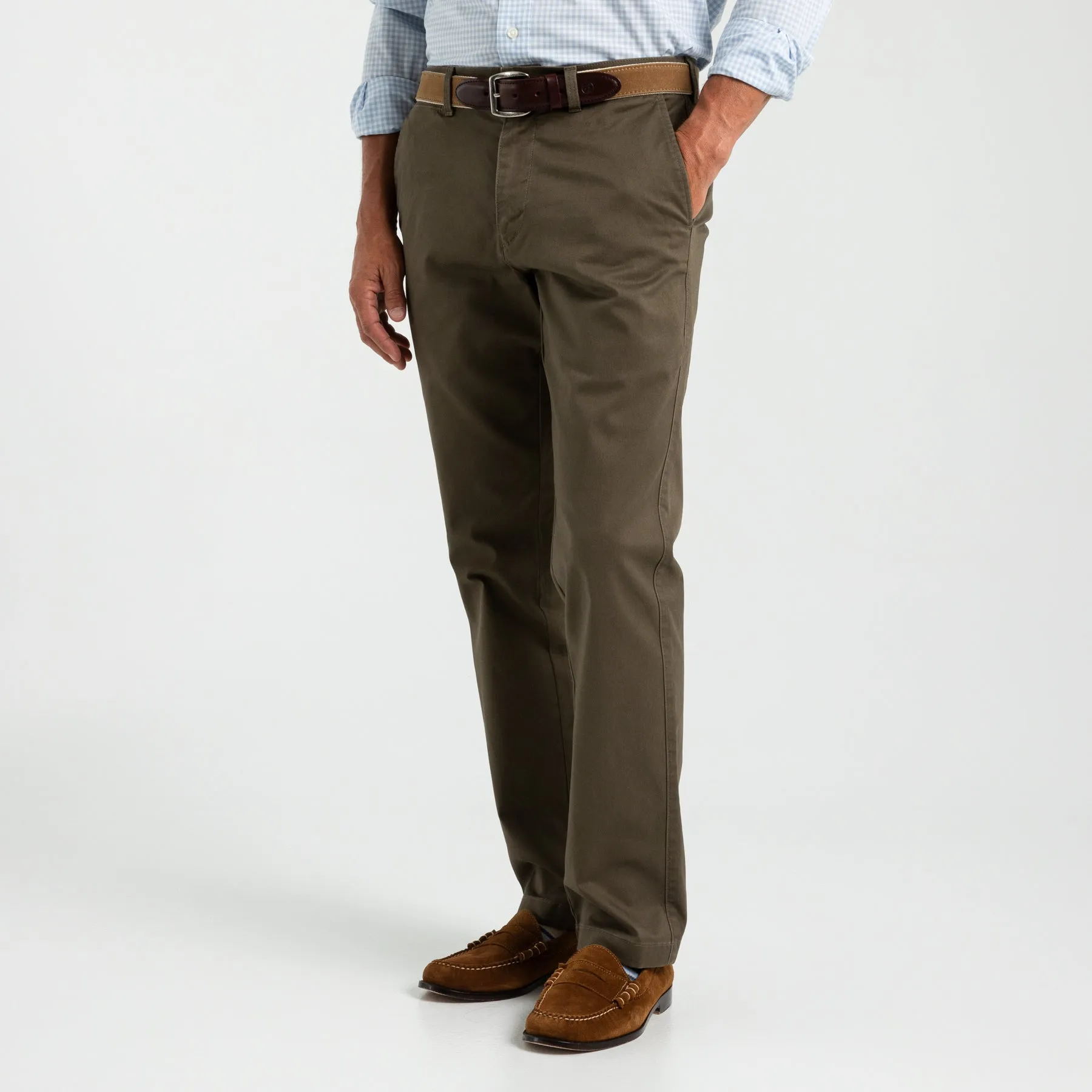 Gold School Chino- Dark Olive