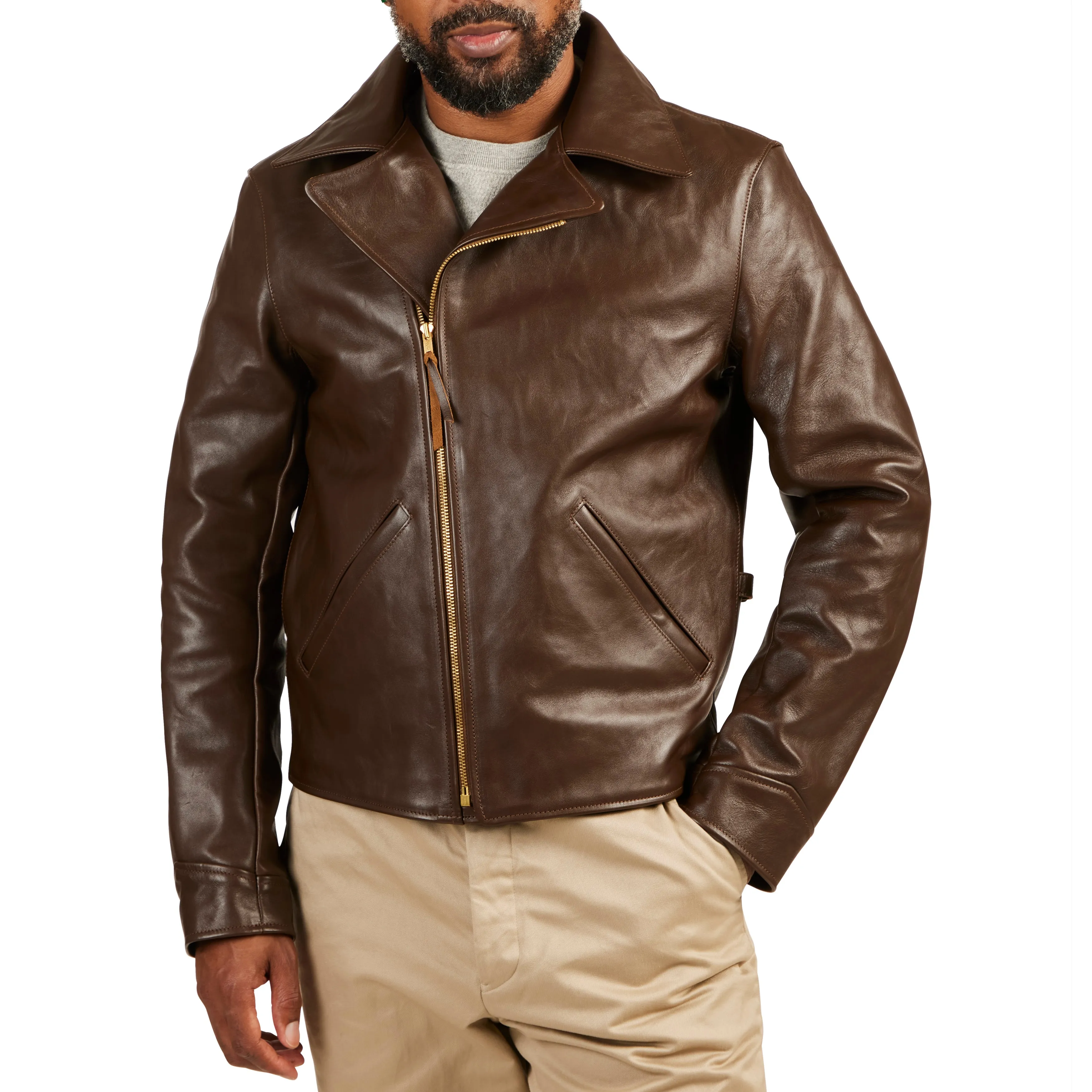 Horsehide Leather Double Rider Jacket