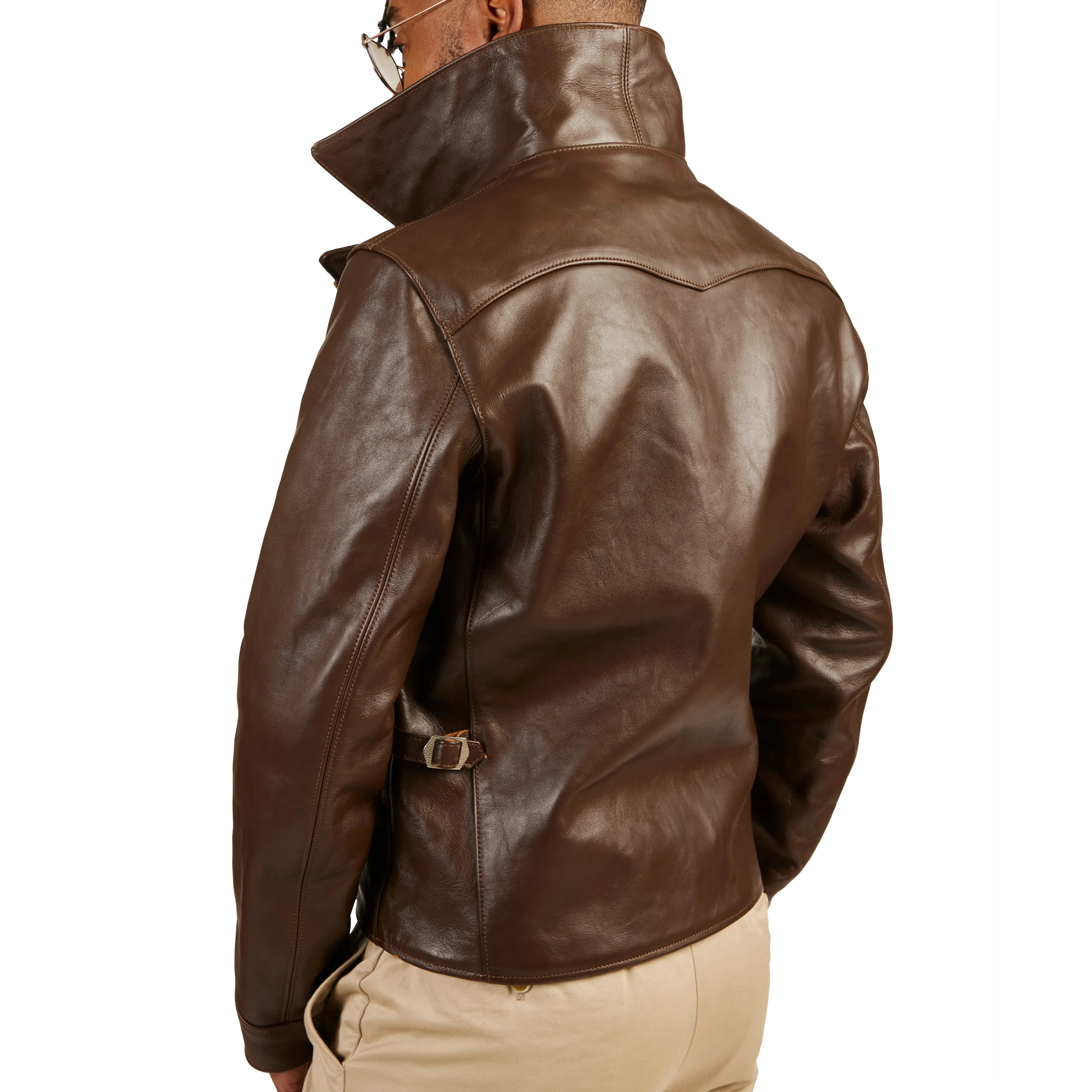 Horsehide Leather Double Rider Jacket