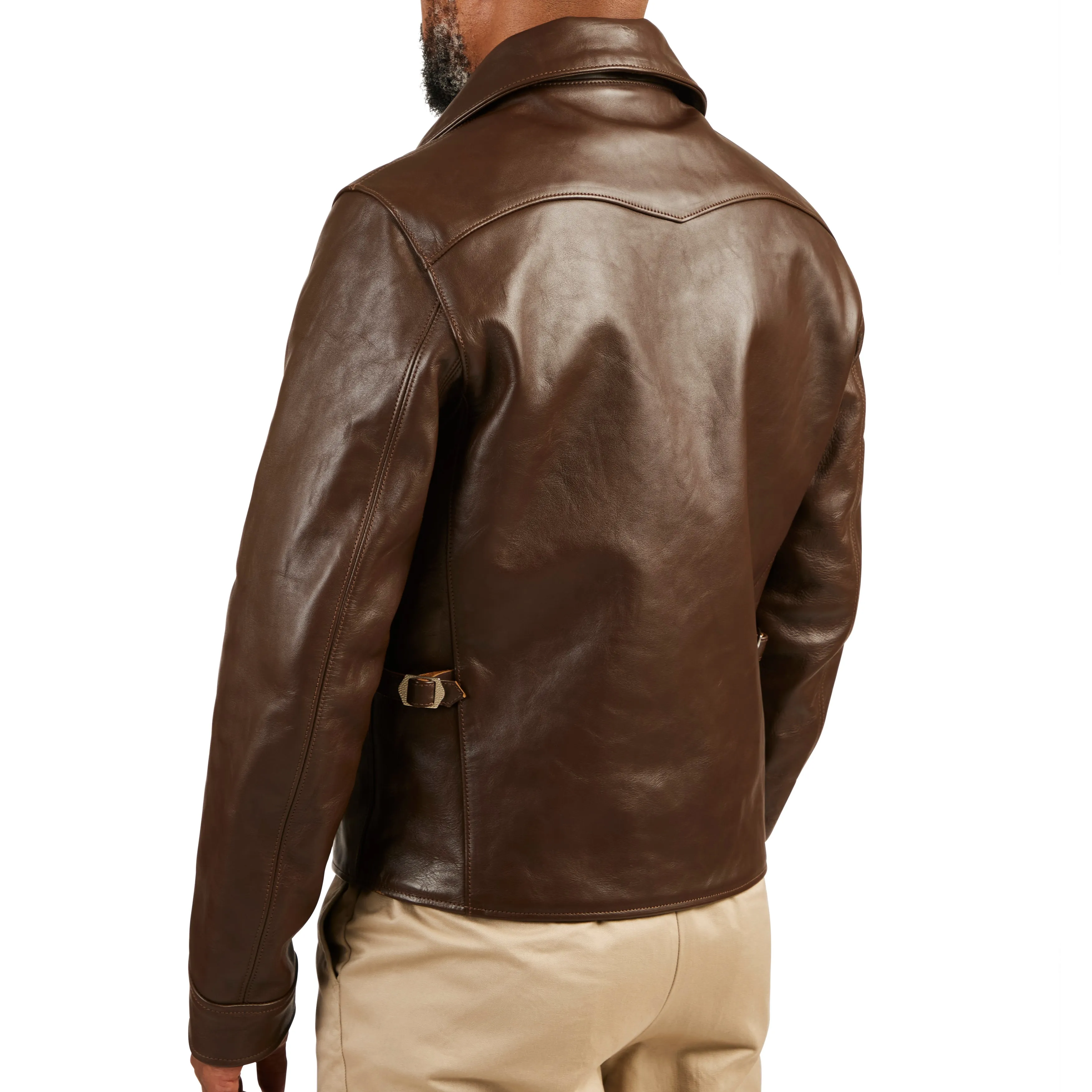 Horsehide Leather Double Rider Jacket