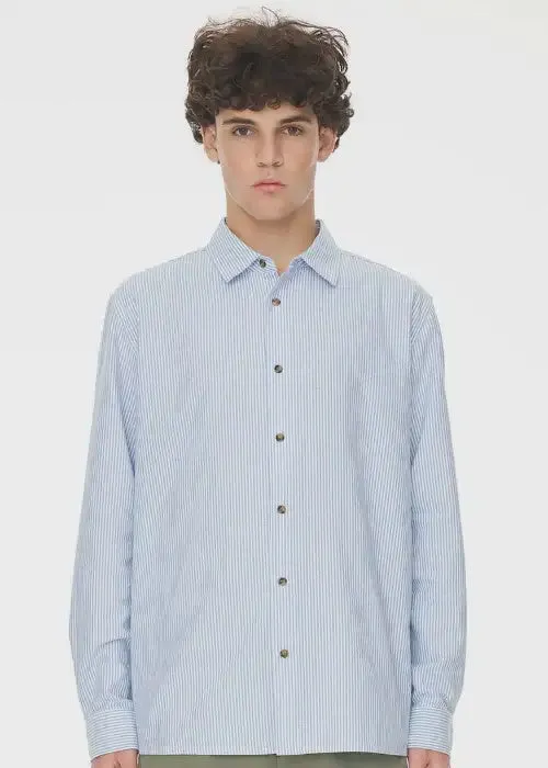 Huffer - Oxford Long Sleeve Shirt