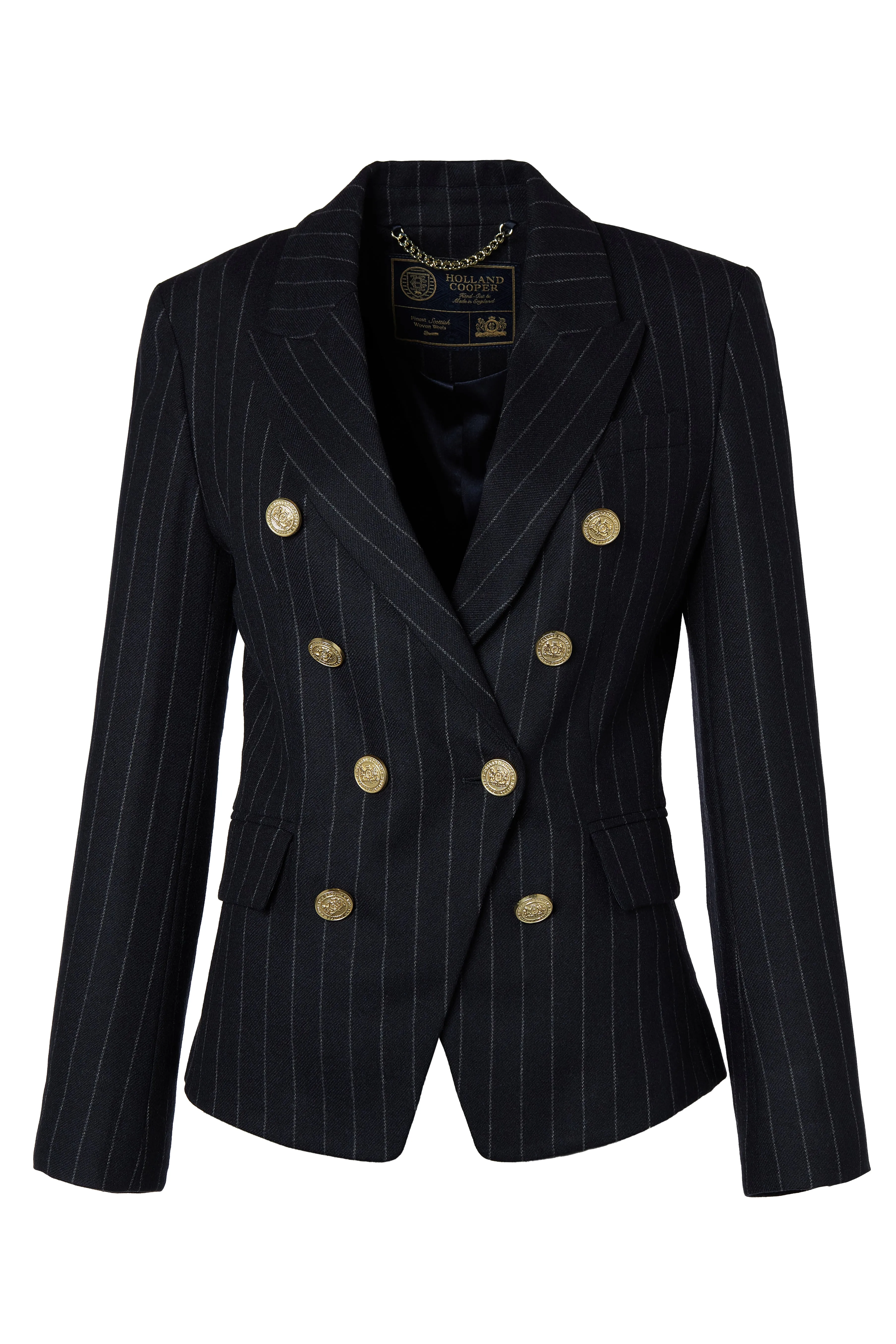 Knightsbridge Blazer (Navy Chalk Pinstripe)