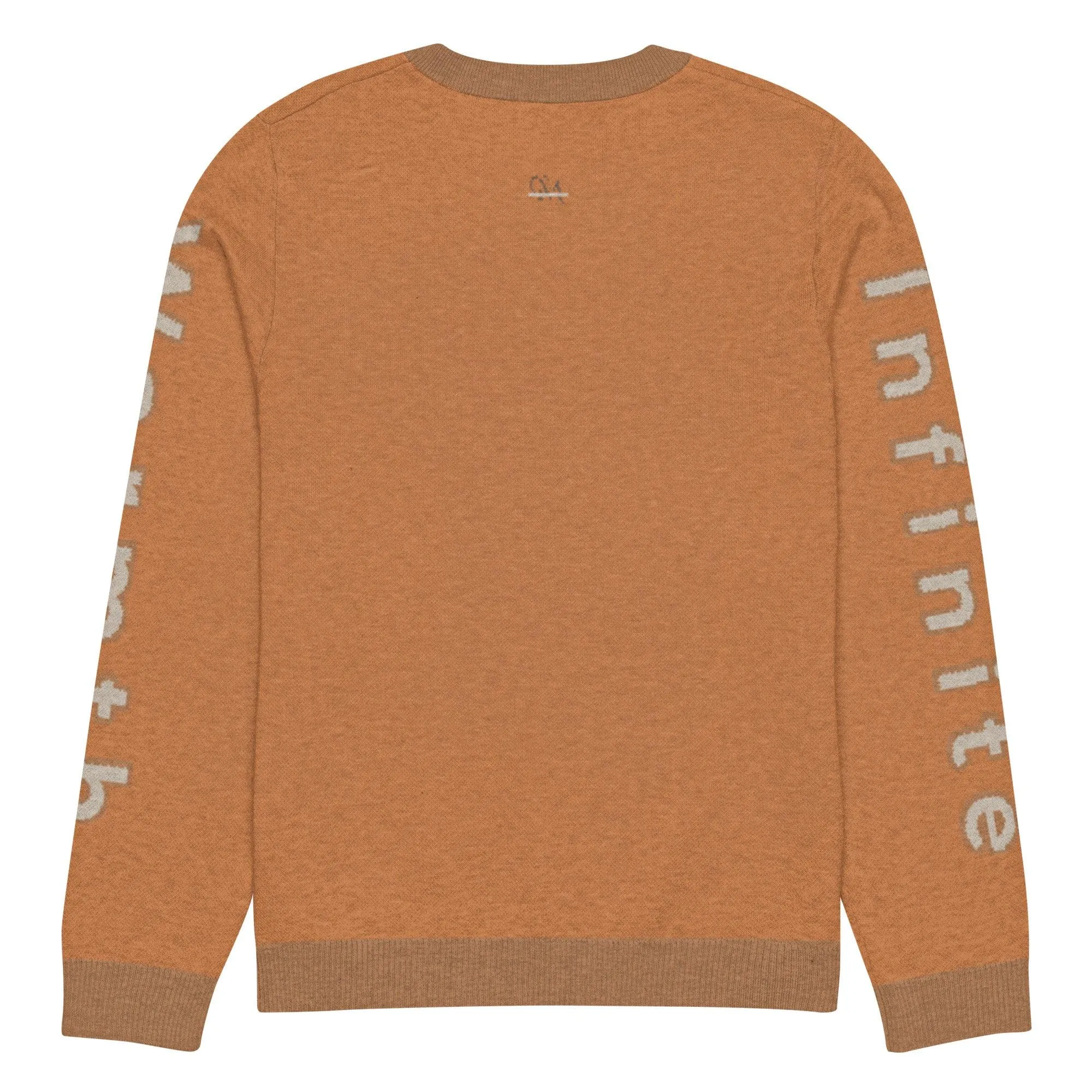 Knitted crew neck sweater