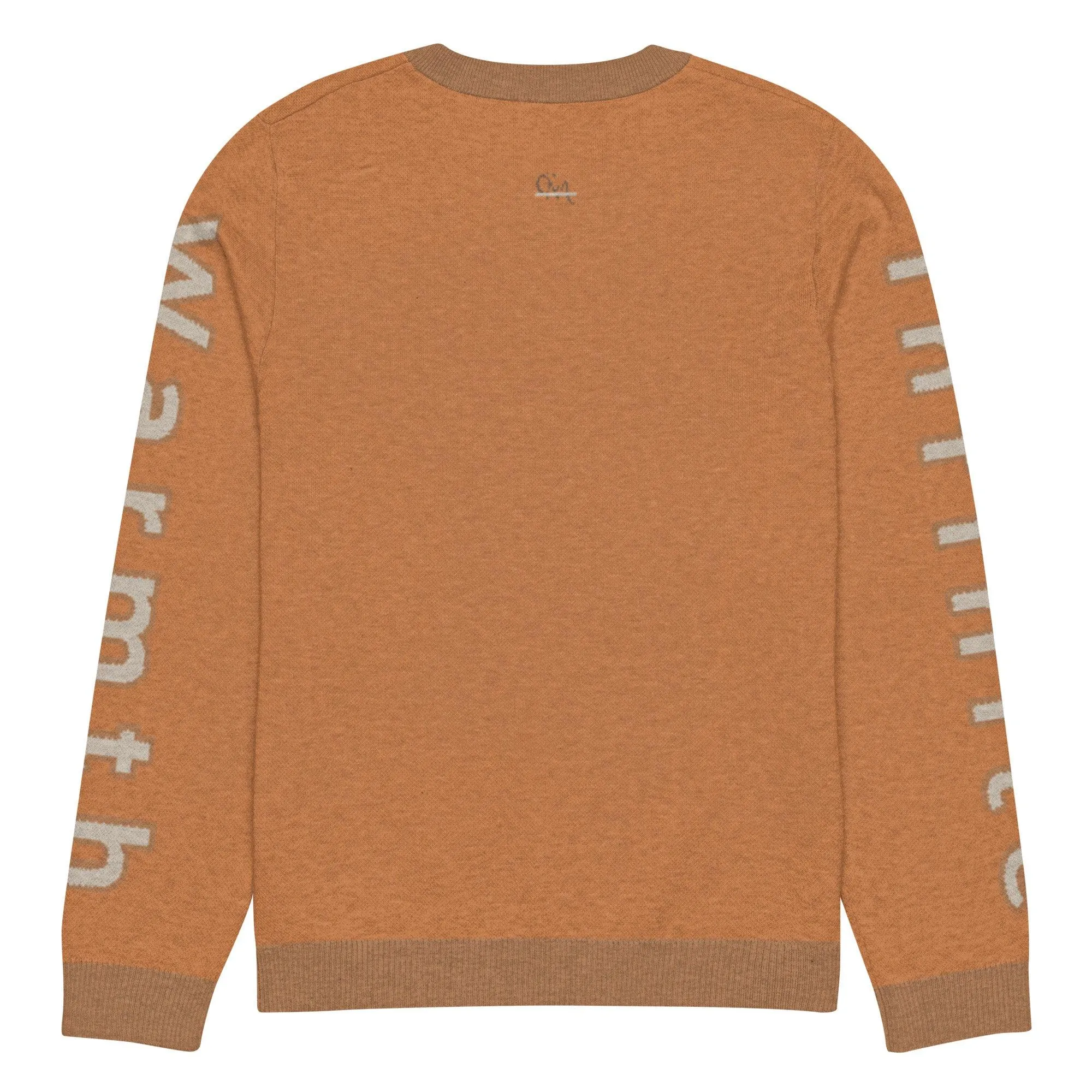 Knitted crew neck sweater