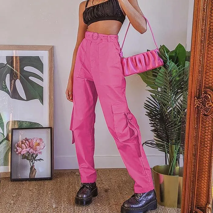 Light Pink Cargo Pants