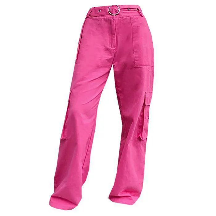 Light Pink Cargo Pants