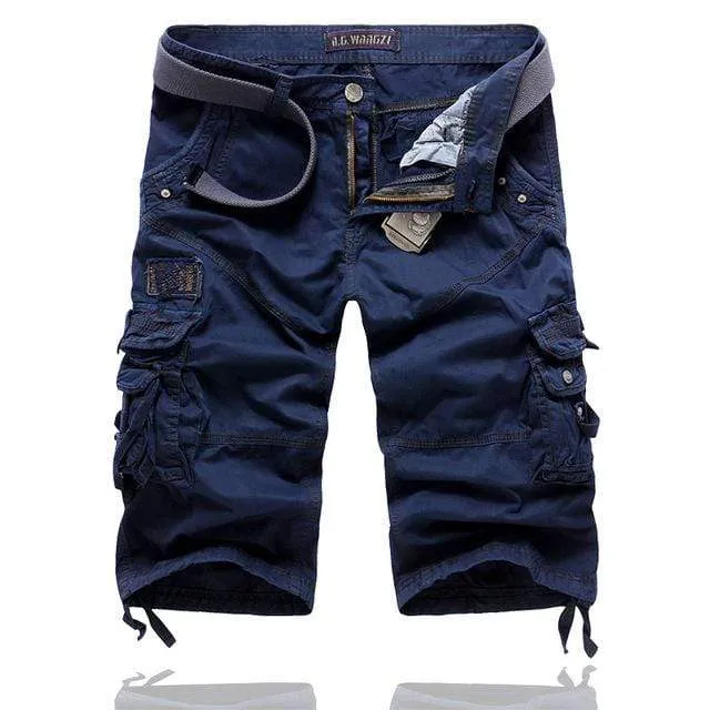 Men's Casual Messenger Cargo Shorts (without Belts)