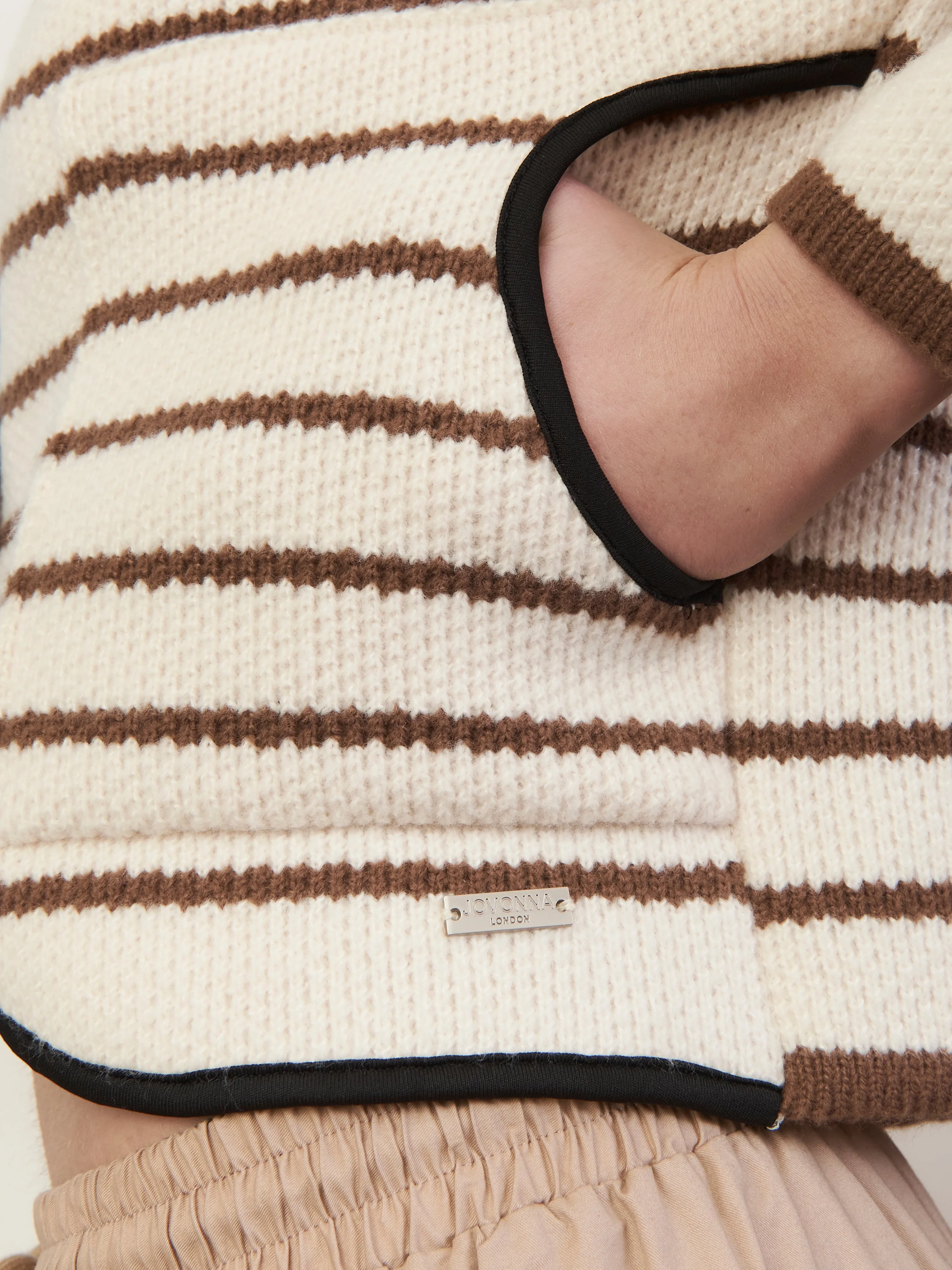 NED2 CARDIGAN BROWN