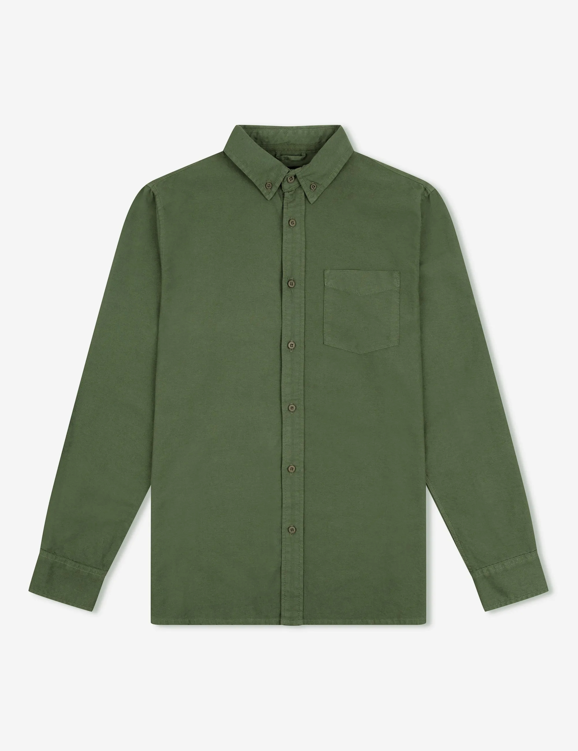 Oxford Long Sleeve Shirt - Fatigue