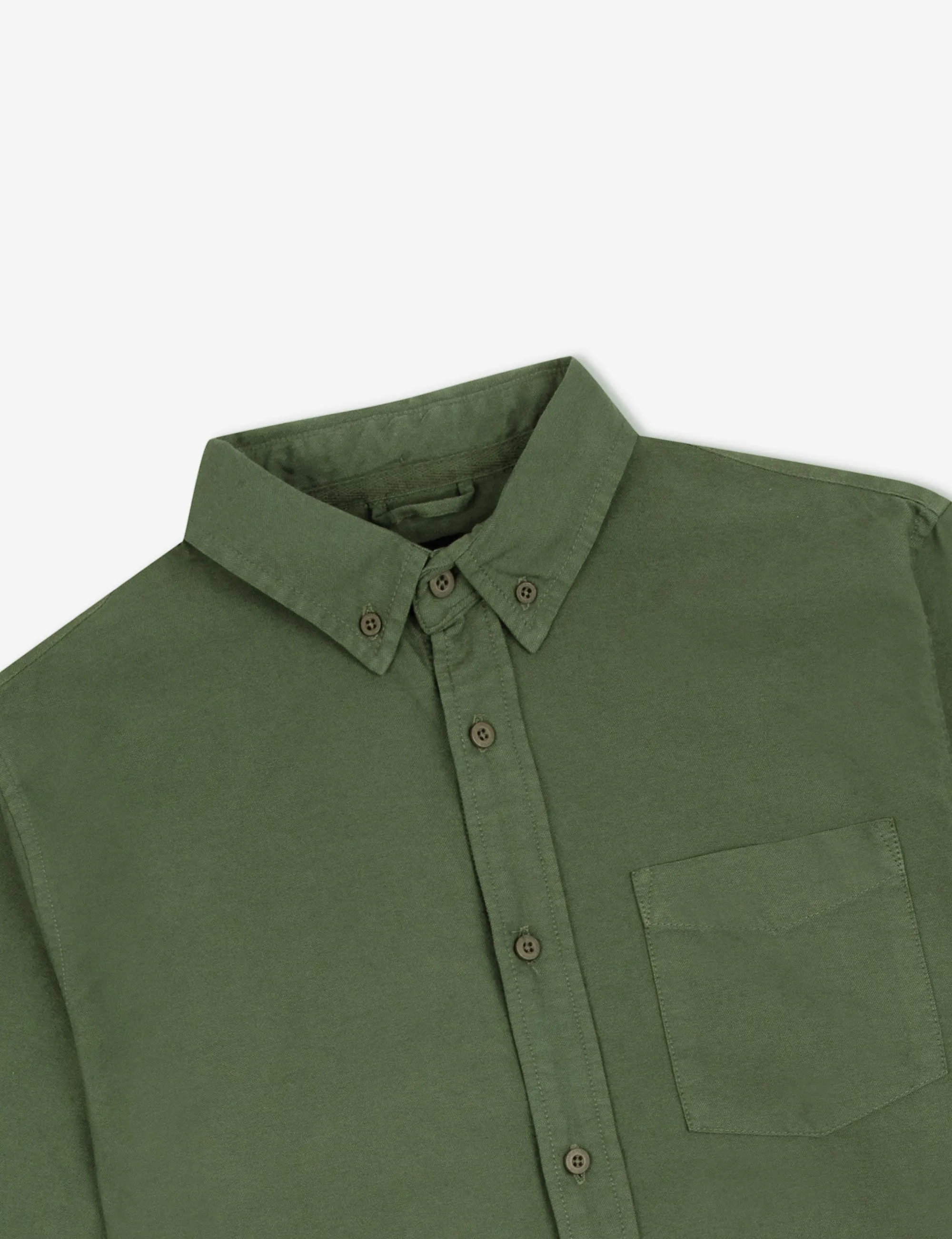 Oxford Long Sleeve Shirt - Fatigue